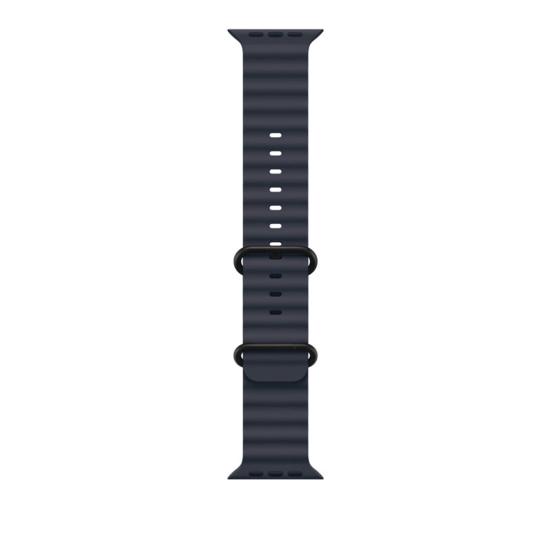 49mm Navy Ocean Band - Black Titanium Finish